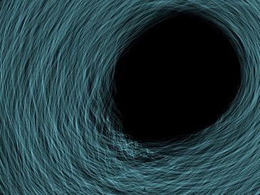 black hole in a lab