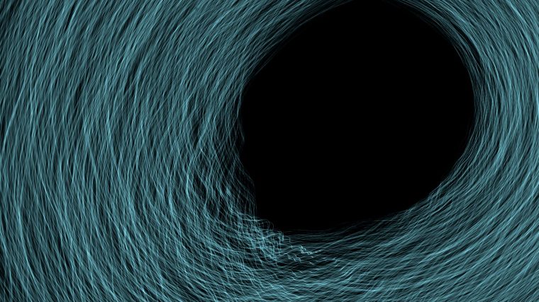 black hole in a lab